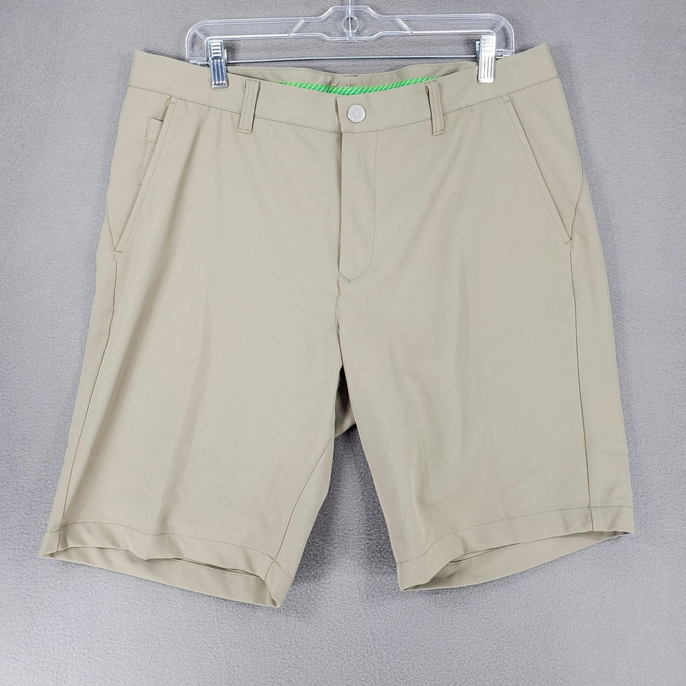 Bonobos Golf Shorts Mens 36 Khaki M-Flex Performance 10" Inseam Stretch Chino